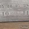 Vintage 24” Chesterman No: 1486D Spring Steel Contraction Ruler 1/60 + 1/120 Scales
