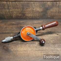 Vintage Stanley No: 803 Double Pinion Egg Beater Hand Drill - Fully Refurbished