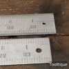 2 No: Vintage Pair of Patternmaker’s Contraction Rulers - Good Condition