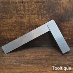Vintage 6” Engineers Brushed Steel Square - Good Condition