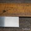 Vintage 6” Engineers Brushed Steel Square - Good Condition