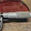 Vintage Starrett 0-1” Micrometer In Case - Good Condition