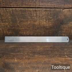 Vintage Rabone Chesterman 12” Imperial & Metric No: 34R Steel Ruler