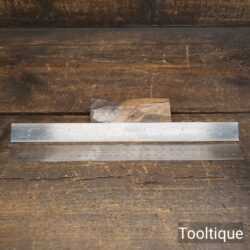 Vintage Pair 12” Rabone Chesterman No: 29R + No: 49 Imperial Metric Steel Rulers
