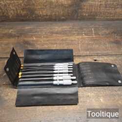Crisp Vintage Moore & Wright No: 899 Internal Bore Micrometer Set A-G