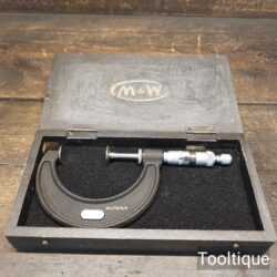 Vintage No: 937 Moore & Wright 1/34 - 2 ¾” Boxed Micrometer