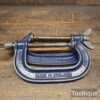 Vintage Pair Of Record 4” G Clamps - Refurbished Good Condition