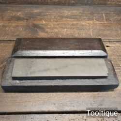 Vintage 8” x 2” Arkansas Oilstone in Pine Box - Lapped Flat Ready To Use