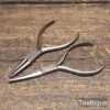 Vintage Quality Pair 2 Small Box Jointed Model Making Long Nose Pliers