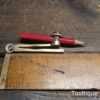 Vintage Helix Brass Compass With Pencil - Refurbished Ready To Use