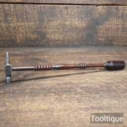 Interesting Vintage Antique Jeweller's Hammer Ornate Handle - Good Condition