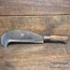Unusual Antique 8 ½” Billhook Stamped HSL - Sharpened Ready To Use