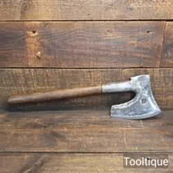 Nice Antique French Side Axe With 6 ½” Cutting Face - Sharpened Ready To Use