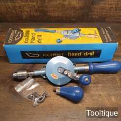 Vintage Boxed Footprint No: 160A Egg Beater Hand Drill - Very Good Condition