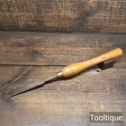 Vintage Marples Shamrock Professional ¾” Wide Woodturning V Scraper Chisel