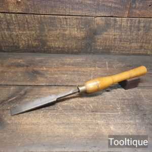 Vintage Marples Shamrock Professional 1” Wide Flat Woodturning Chisel Vintage Marples Shamrock Professional 1” Wide Flat Woodturning Chisel