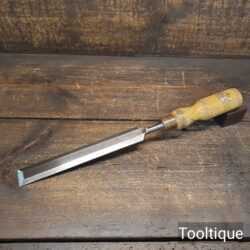 Vintage 1 ¼” Marples & Sons Shamrock Bevel Edge Paring Chisel - Fully Refurbished