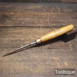 Vintage Marples 1/8” Bevel Edged Chisel Boxwood Handle - Refurbished