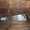 Vintage 26” Sandvik RIP Handsaw 7 TPI - Refurbished & Sharpened