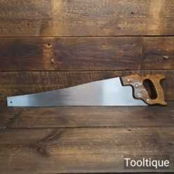 Vintage 26” Henry Disston USA Handsaw 5 TPI - Refurbished & Sharpened