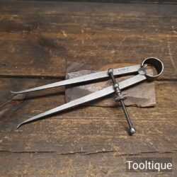 Vintage A.J Jubb Ltd 7” Inside Spring Steel Callipers - Good Condition