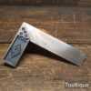 Vintage 4 ¾” British Made Carpenters Steel Set Square - Good Condition