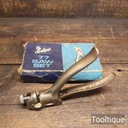 Vintage Eclipse No: 77 Saw Setting Pliers - Refurbished Ready To Use