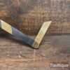 Vintage 12” Rosewood & Brass Boatbuilders Bevel - Good Condition