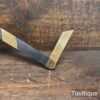 Vintage 12” Rosewood & Brass Boatbuilders Bevel - Good Condition