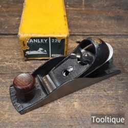 Vintage Boxed Stanley England No: 220 Block Plane - Refurbished For Use