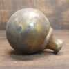 Antique Cast Brass Ball Bed Finial