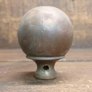 Antique Patented Brass Ball Knob Finial Antique Patented Brass Ball Knob Finial