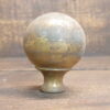 Antique Patented Cast Brass Round Ball Bed Finial