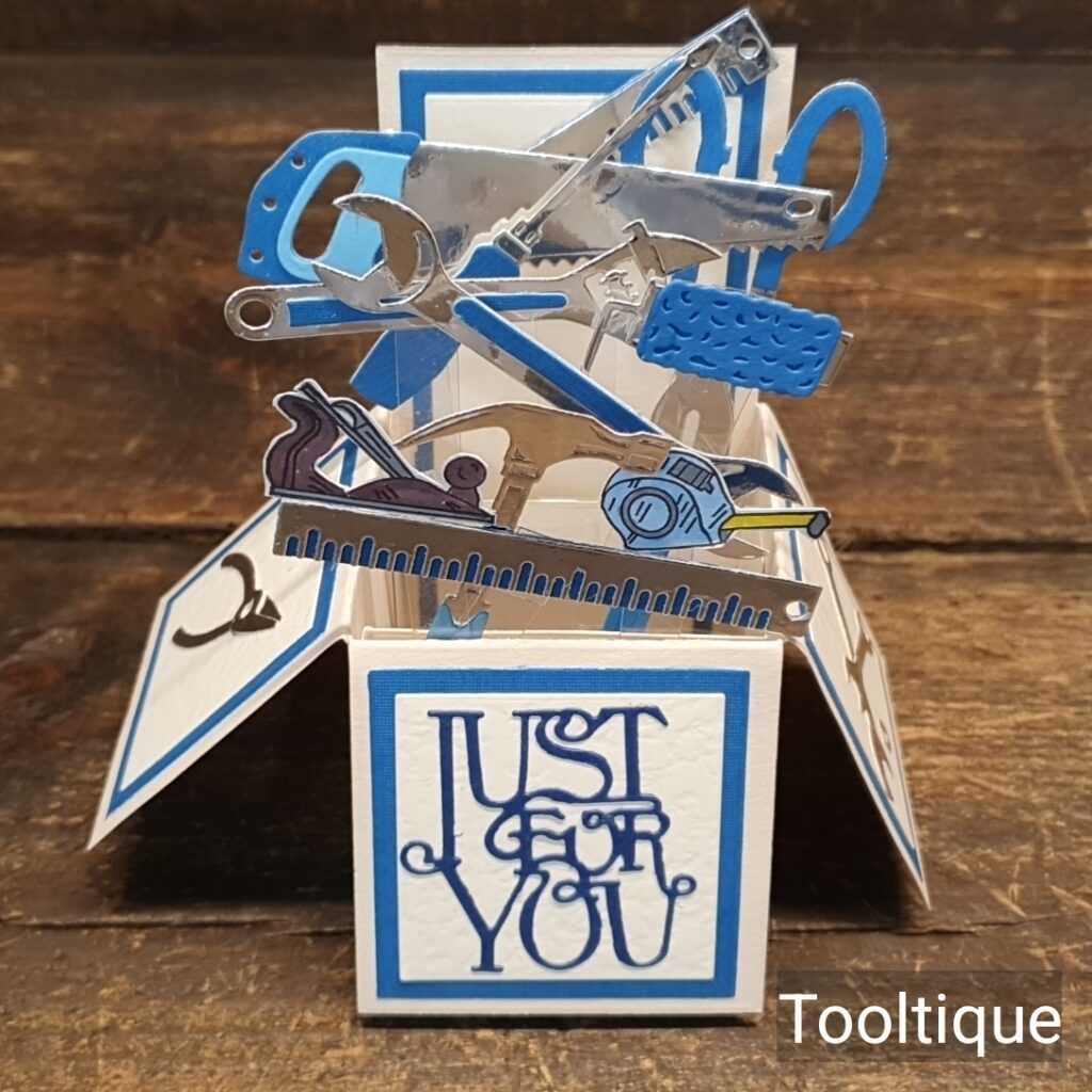 Handcrafted Vintage Tool Pop-Up Birthday Christmas Special Occasion Card