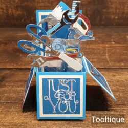 Handcrafted Vintage Tool Pop-Up Birthday Christmas Special Occasion Card