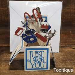 Handcrafted Vintage Tool Pop-Up Birthday Christmas Special Occasion Card