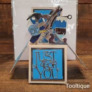 Handcrafted Vintage Tool Pop-Up Birthday Christmas Special Occasion Card