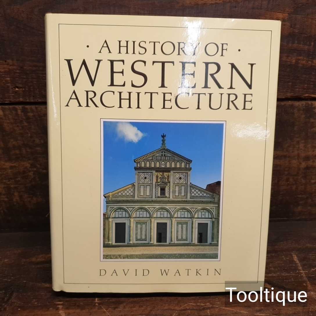 Vintage A History of Western Architecture Hardback Book by David