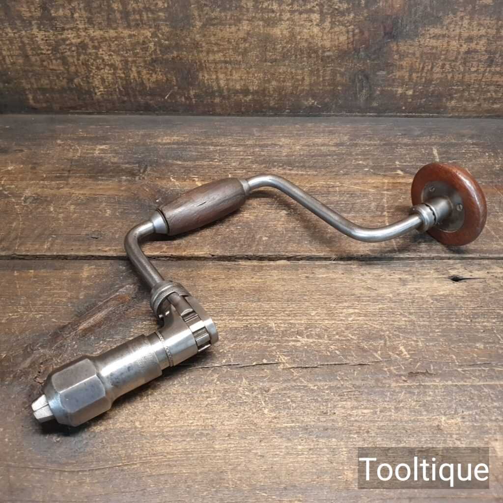 Vintage British Made Carpenters Ratchet Brace 10” Swing – Refurbished ...