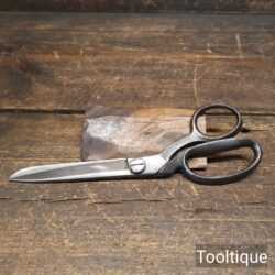 Vintage Quality Pair 4” Tailor’s Leatherworking Scissors - Refurbished Sharpened