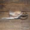 Vintage Quality Pair 4” Tailor’s Leatherworking Scissors - Refurbished Sharpened