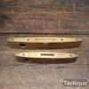 2 Vintage Rabone Mahogany & Brass No: 1625+1626 Boat Levels - Good Condition