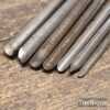 Vintage Selection of 7 No: Different Sized Brace Shell Bits - Good/Fair Condition