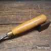 Vintage 13/16” Herring Bros Curved Gouge Woodcarving Chisel - Refurbished