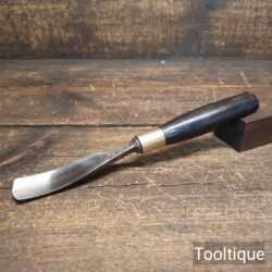Vintage 1” H&T Herring Curved Gouge Woodcarving Chisel - Refurbished