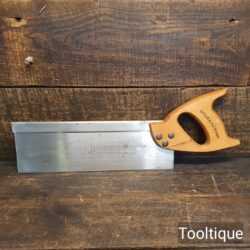Vintage Spear & Jackson 12” Steel Back Crosscut Saw 12 TPI - Sharpened