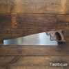 Vintage Henry Disston Canadian 24” Cross Cut Saw 9 TPI - Fully Refurbished Sharpened