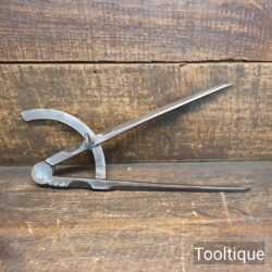 Antique 12” Heavy Duty Square Leg Wing Dividers - Refurbished Ready To Use