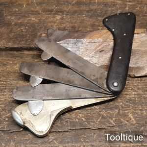 Antique 19th Century Charriere A Paris 3 Bladed Medical Fleam -G Silver Ebony