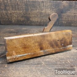 Antique Late 18th Century Mutter V Grooving Beechwood Moulding Plane